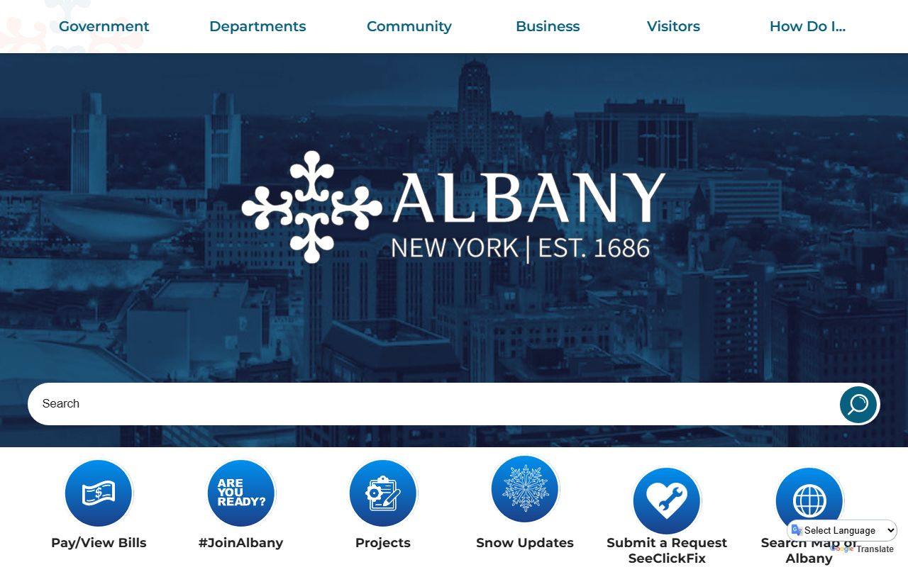 Albany inmate population records through City of Albany official resources