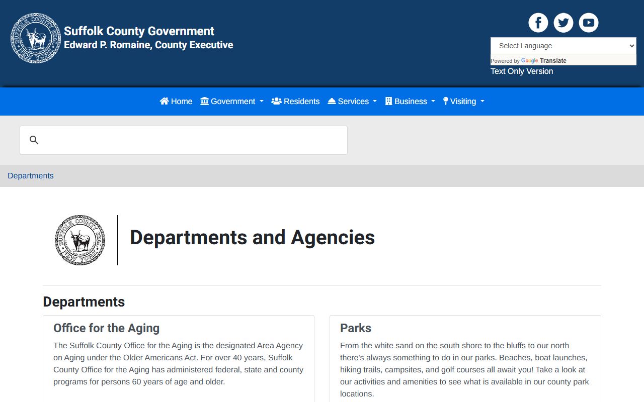 Brookhaven inmate population and Suffolk County Police Department services