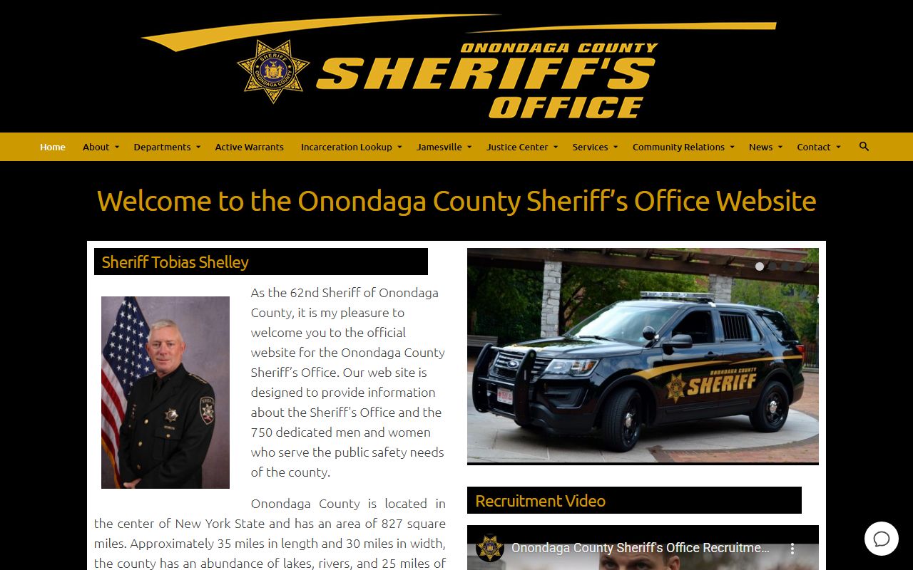 Clay inmate population held at Onondaga County Sheriff's Office Justice Center