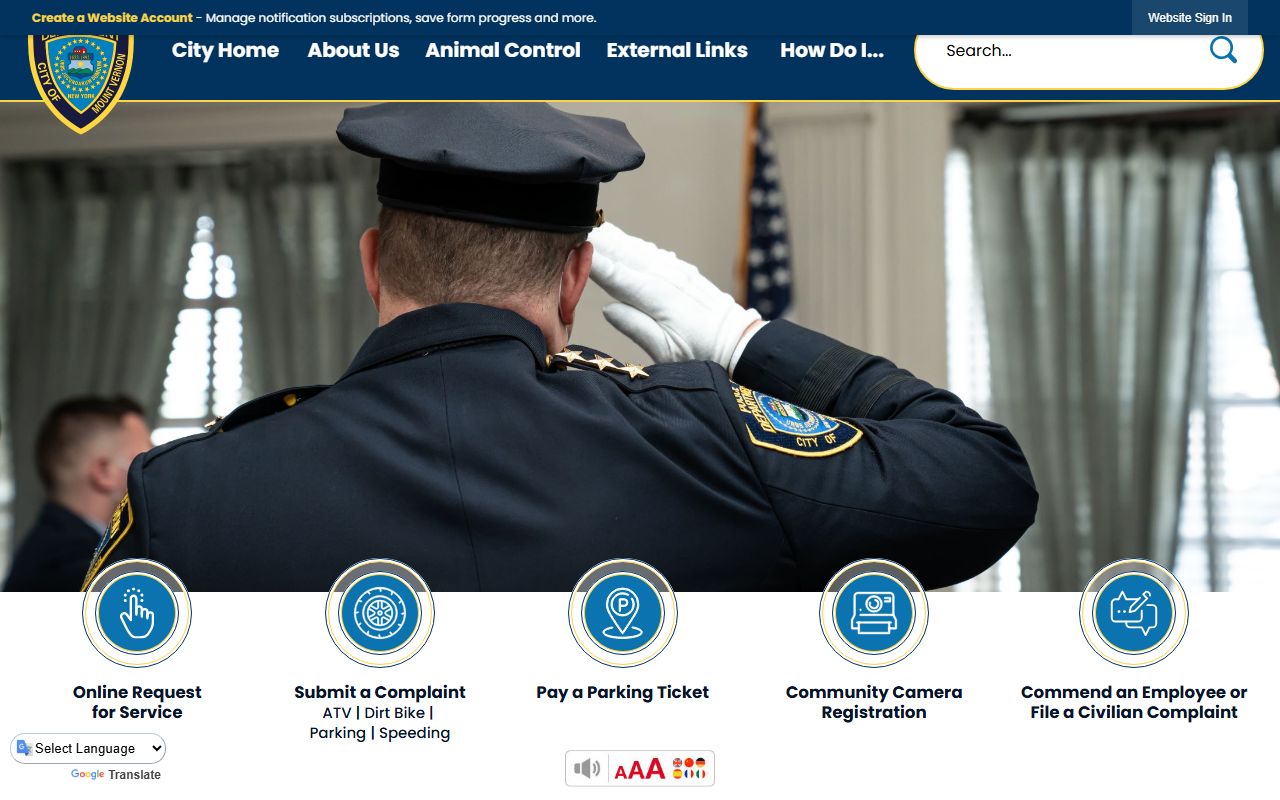 Mount Vernon inmate population handled by police department guardians of life and property