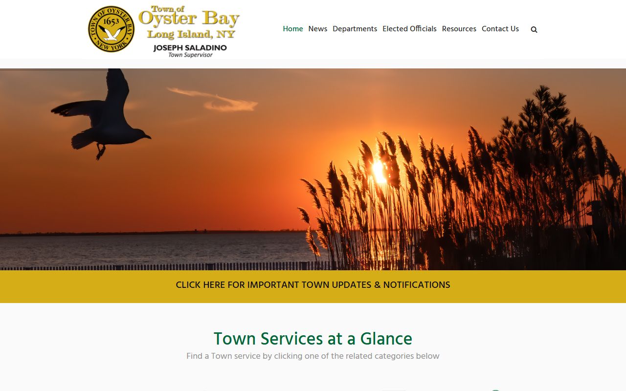 Oyster Bay inmate population and Town of Oyster Bay official government