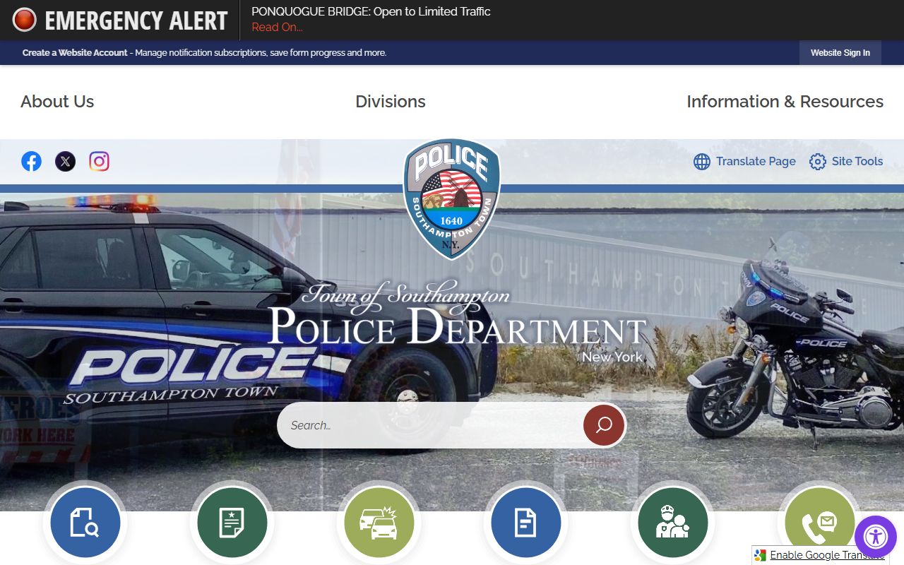 Southampton inmate population processing through Chief Skrynecki's police department