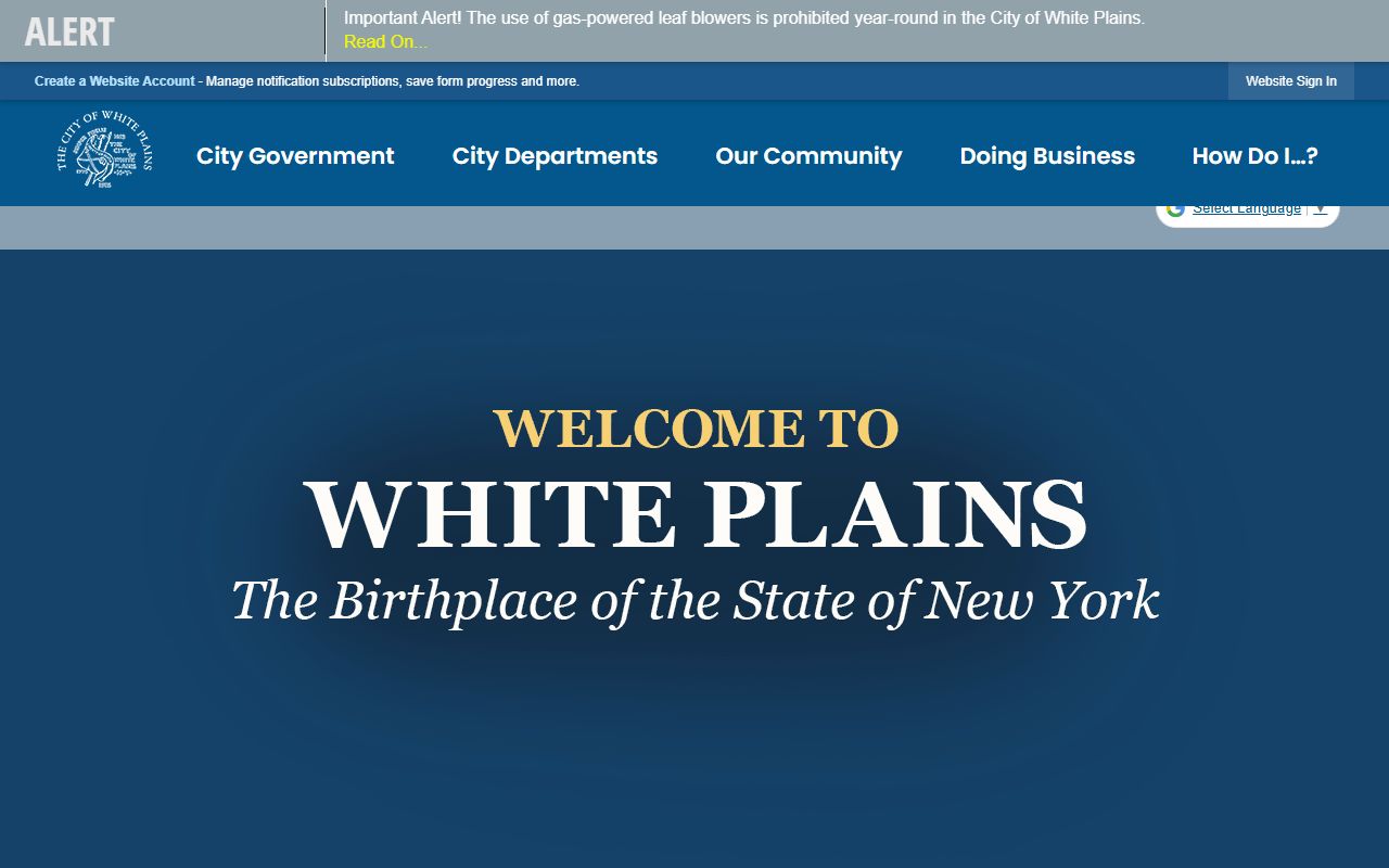 White Plains inmate population city leadership under Mayor Justin C. Brasch