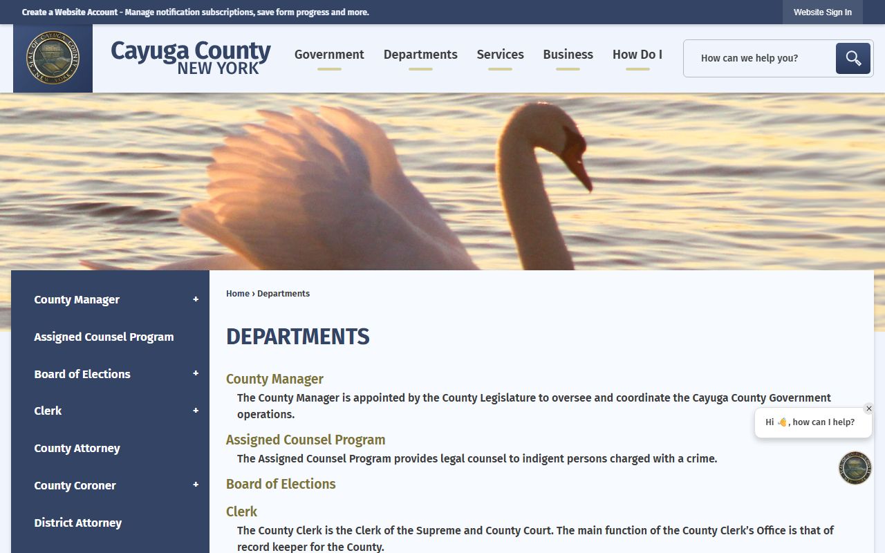 Cayuga County inmate population managed by sheriff's office in Auburn