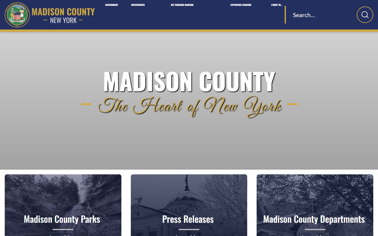Madison County inmate population county information page