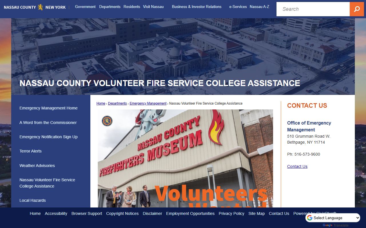 Nassau County inmate population sheriff's office website