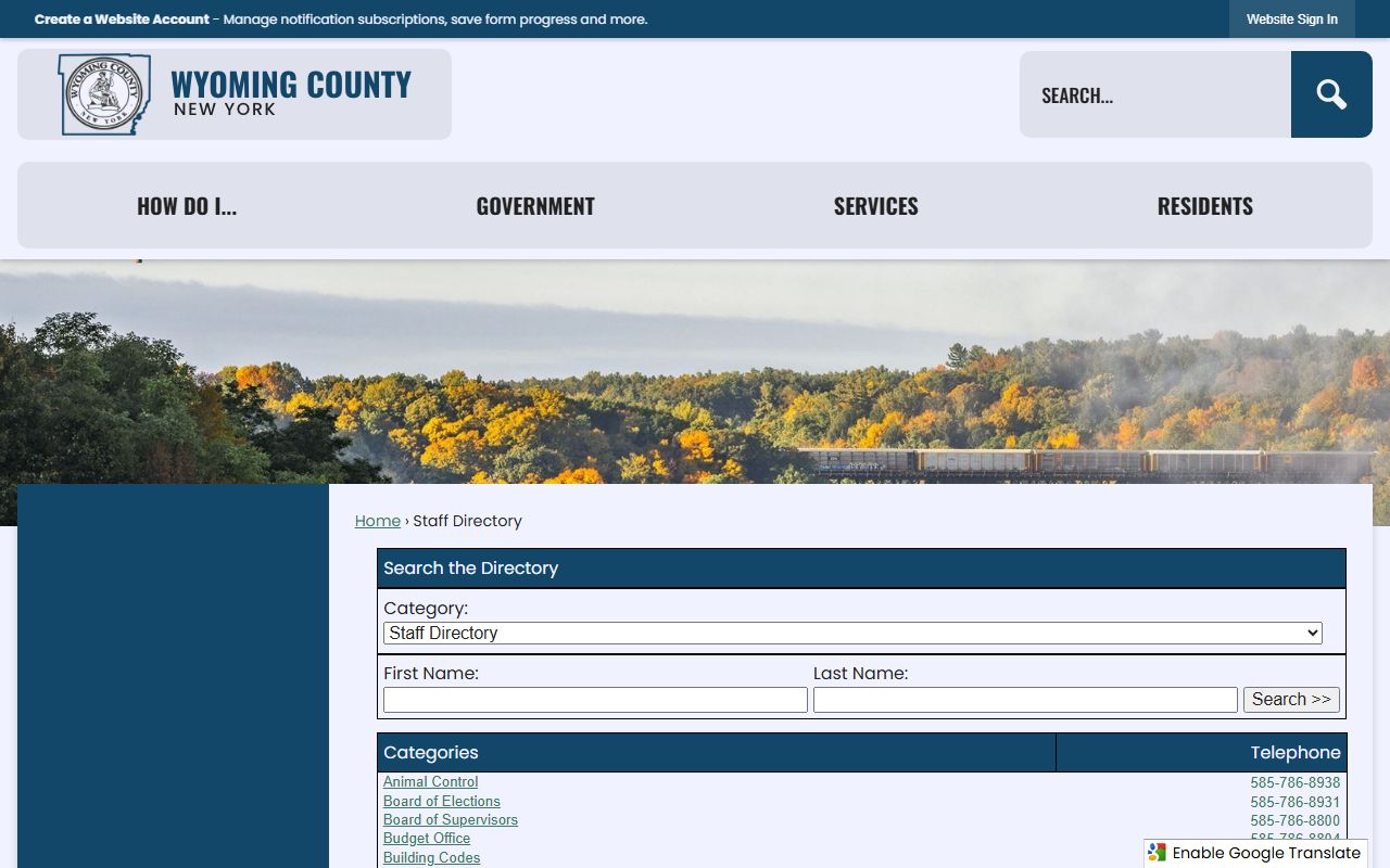 Wyoming County inmate population information from sheriff website